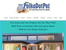 Tablet Screenshot of polkadotpot.com